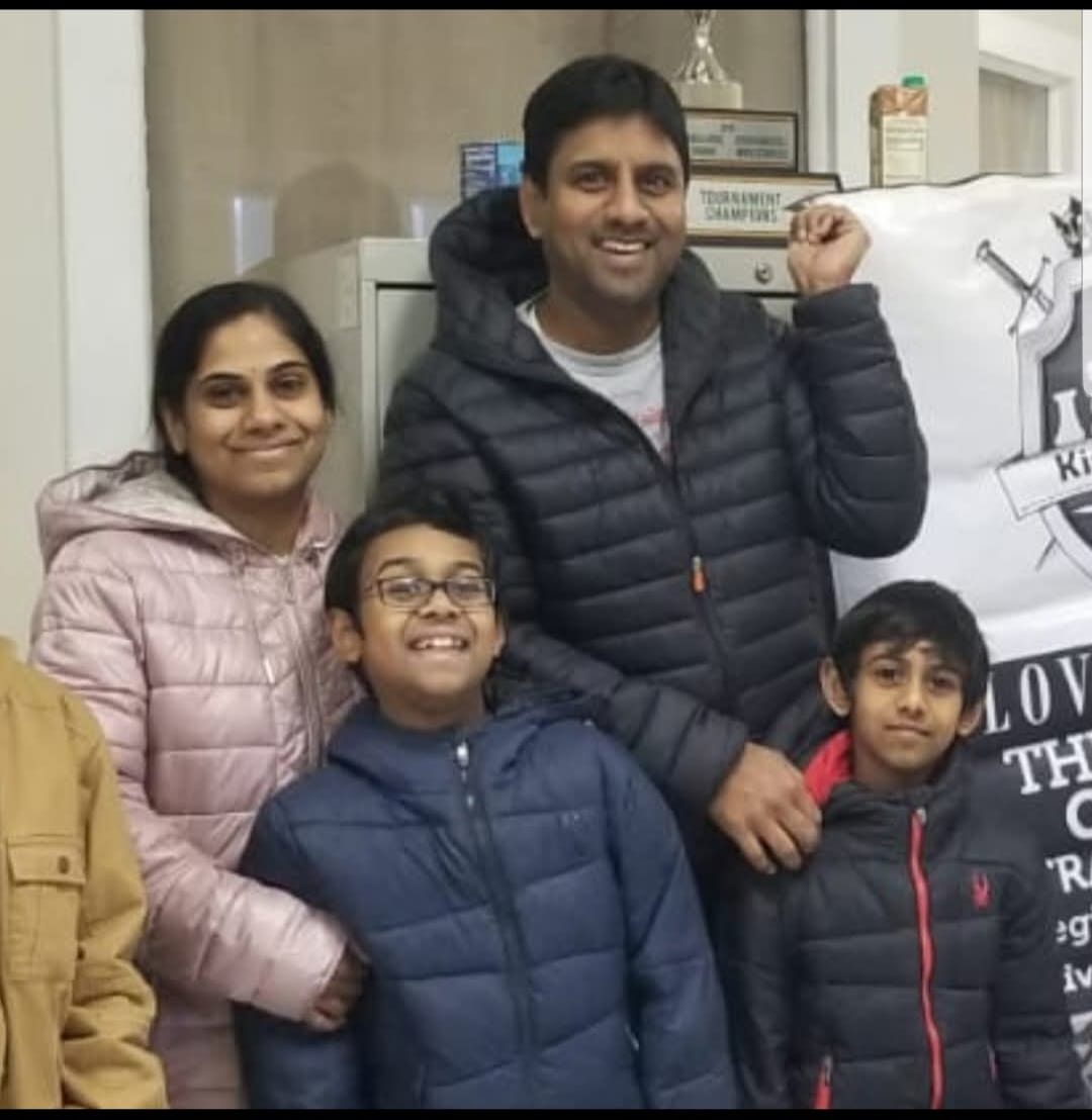 Pragathi volunteers at the Dulles food pantry